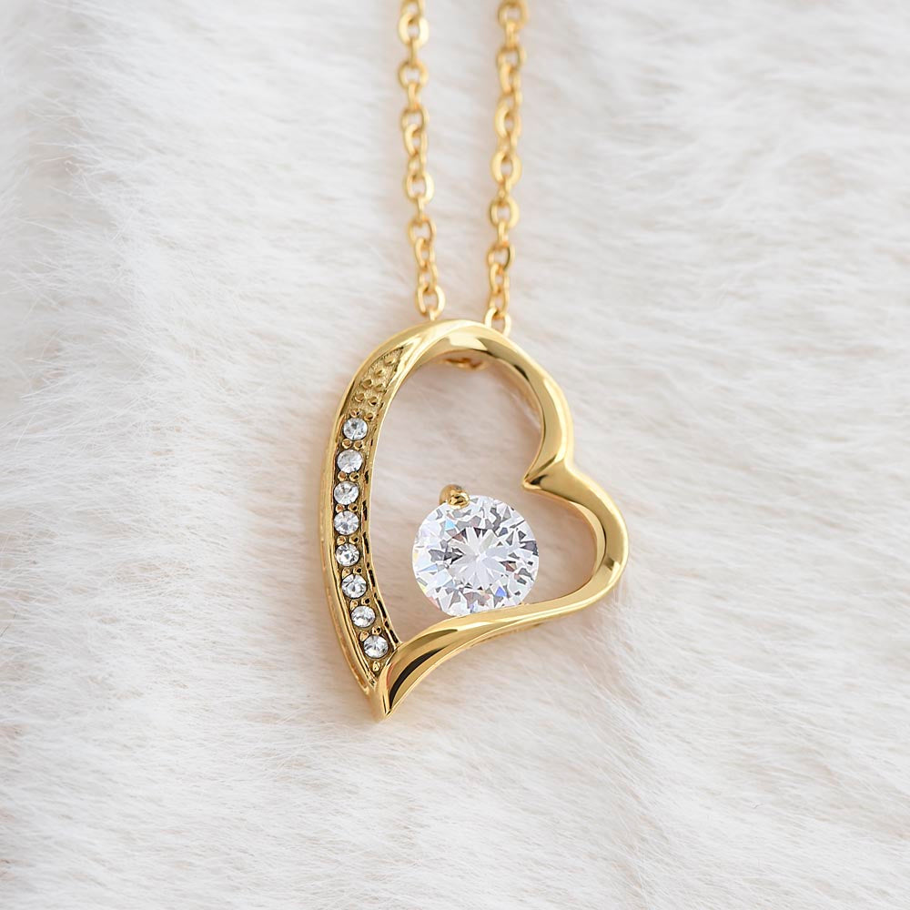 Forever Love Necklace for Daughter - Heart Pendant