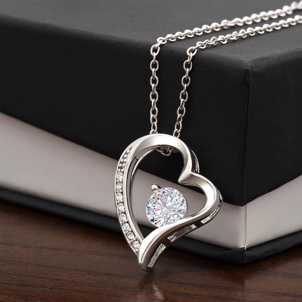 Forever Love Necklace for Daughter - Heart Pendant
