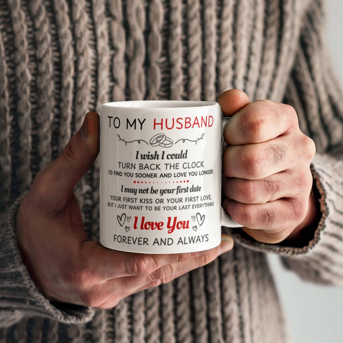 Emotional Ceramic Mug - Gift for Husband