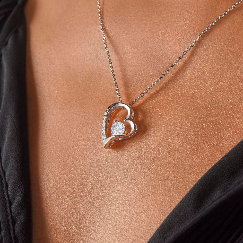 Forever Love Necklace for Daughter - Heart Pendant