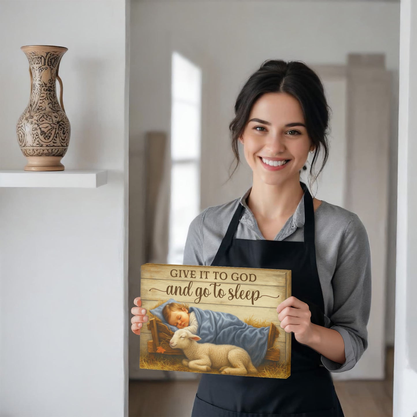 Religious Themed Gallery Wrapped Canvas - Give it to God