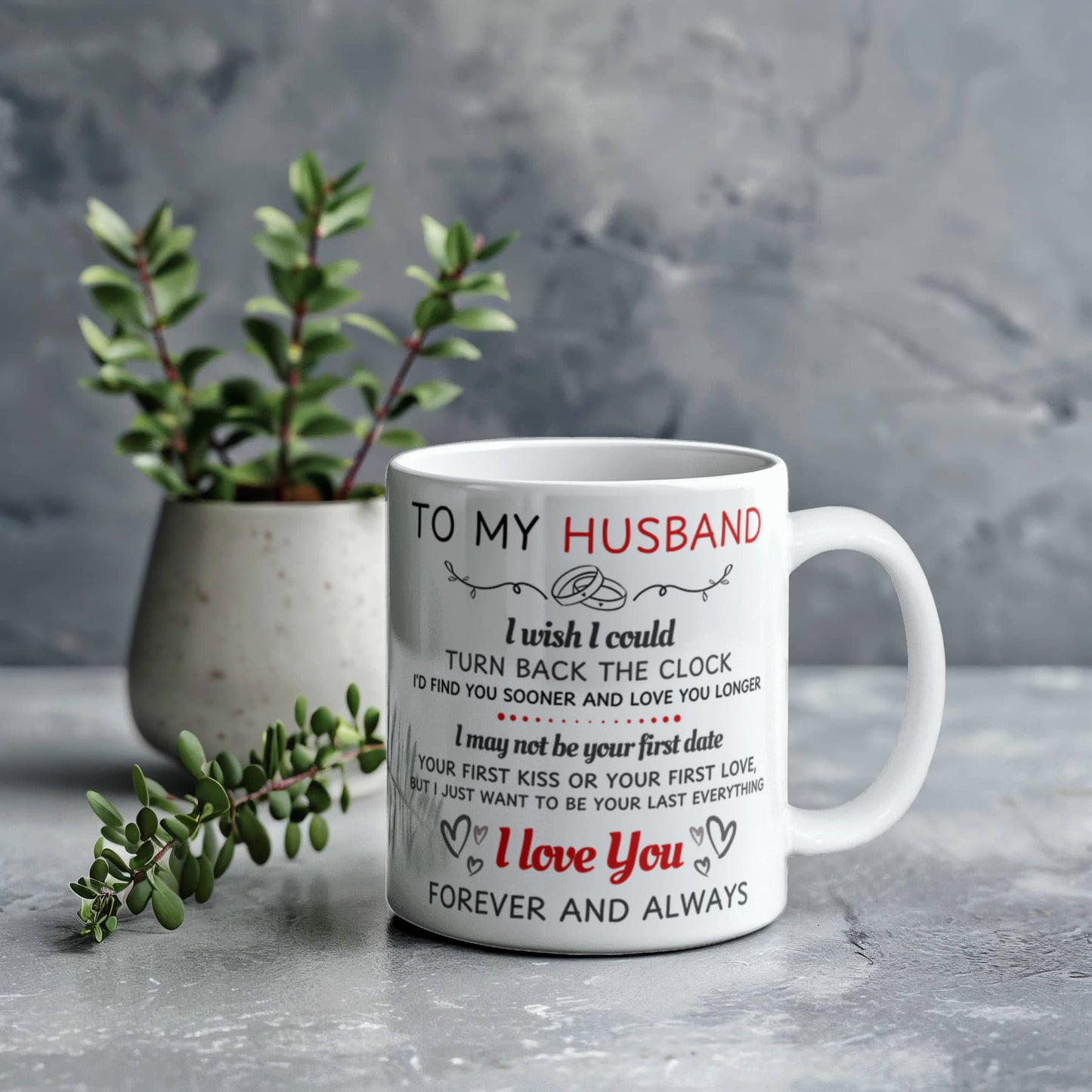 Emotional Ceramic Mug - Gift for Husband