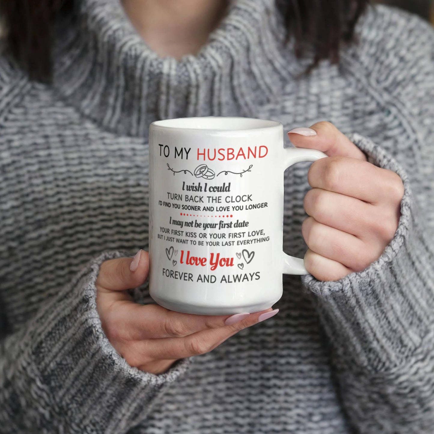 Emotional Ceramic Mug - Gift for Husband