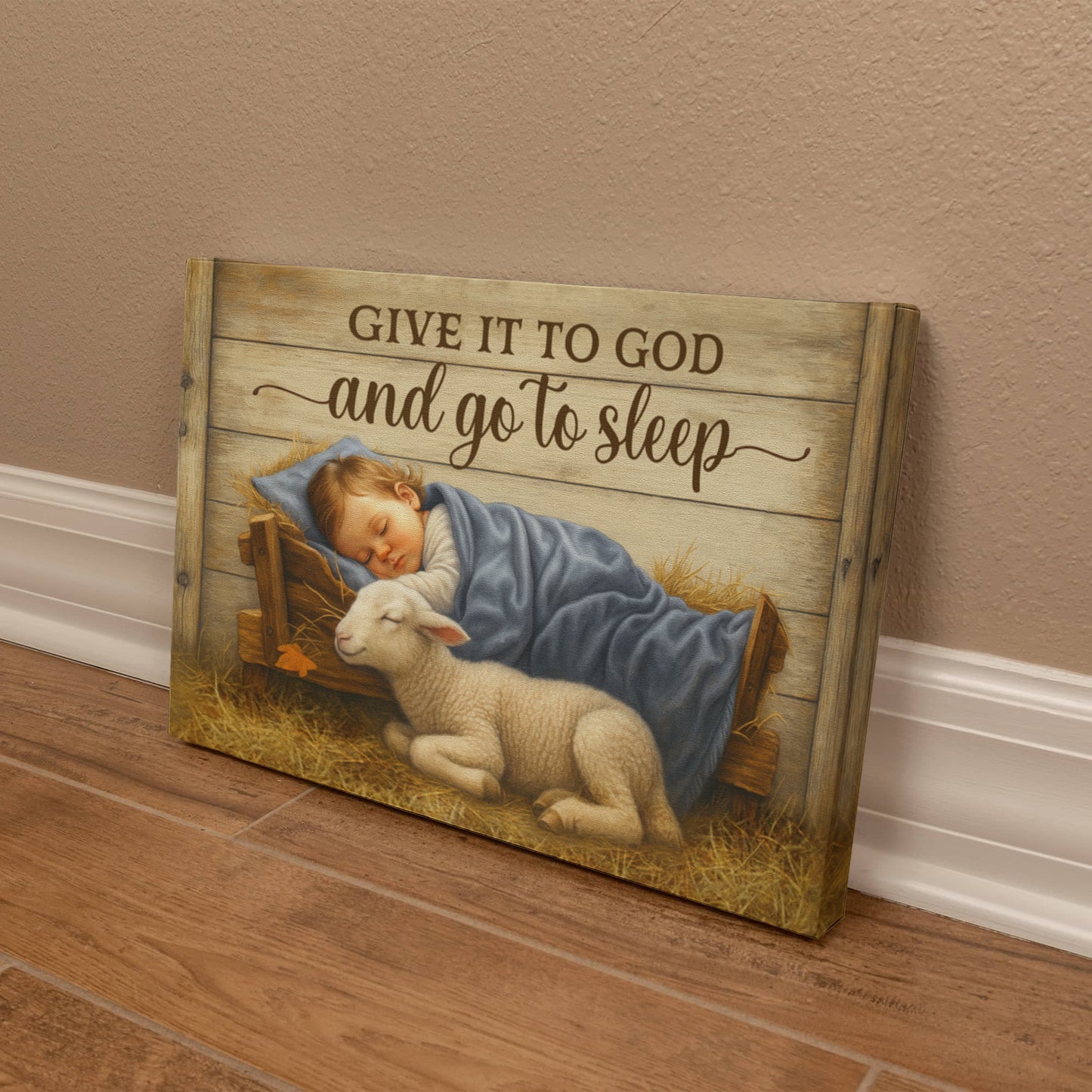 Religious Themed Gallery Wrapped Canvas - Give it to God