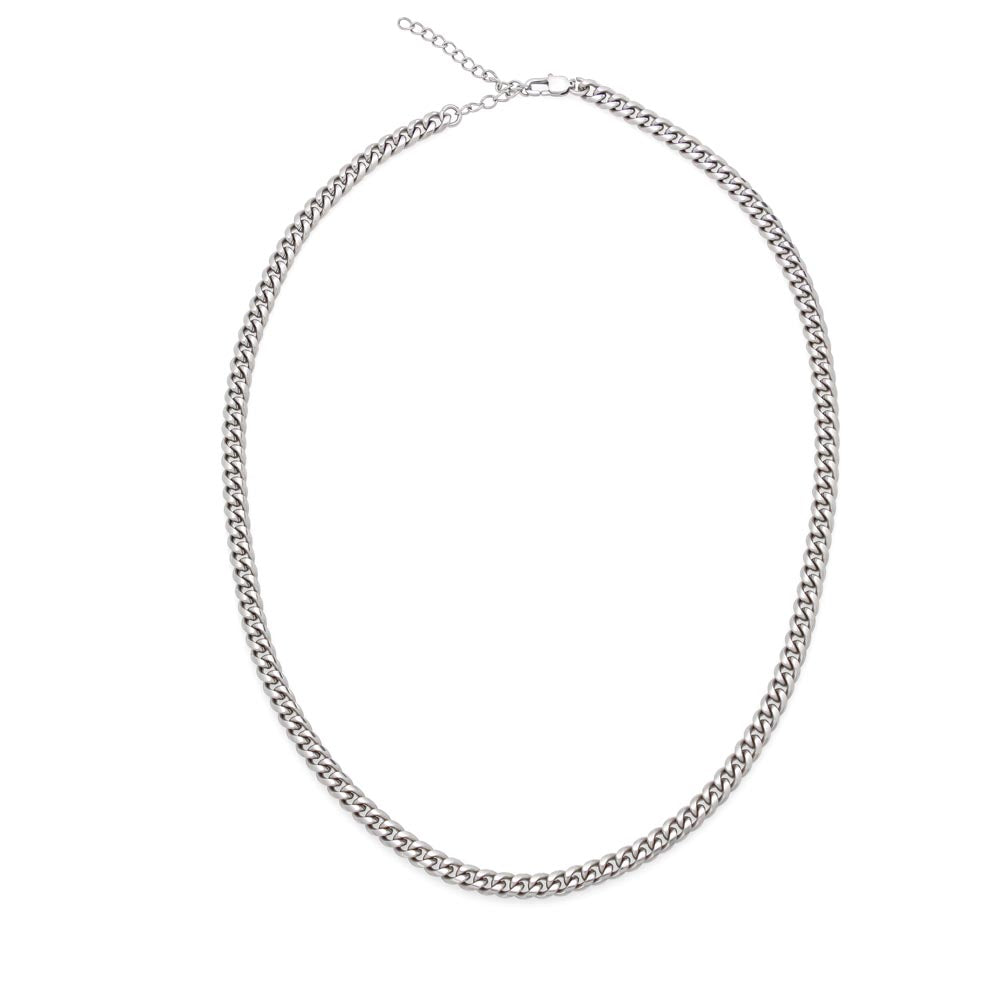 To My Son Cuban Link Chain Necklace - Gift Box Included