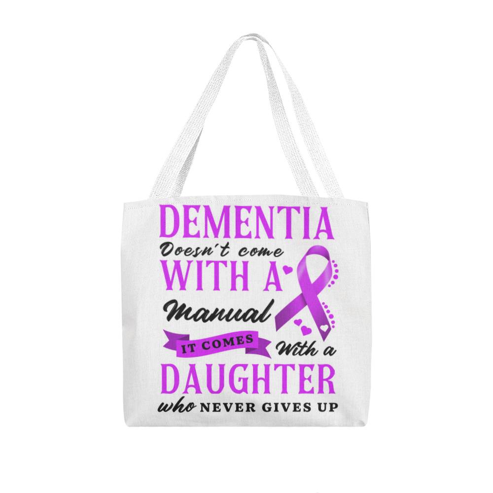 Custom Dementia Awareness Classic Tote Bag
