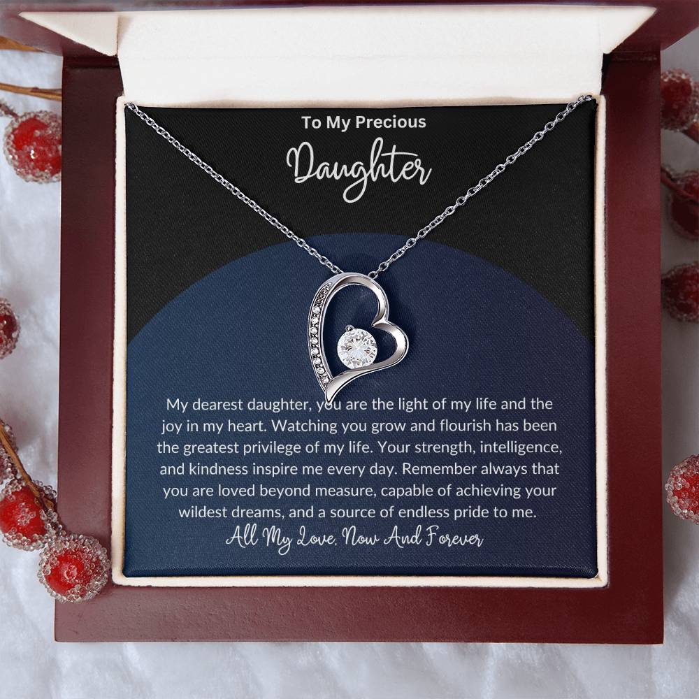 Unique Gift For Daughter - Forever Love Necklace
