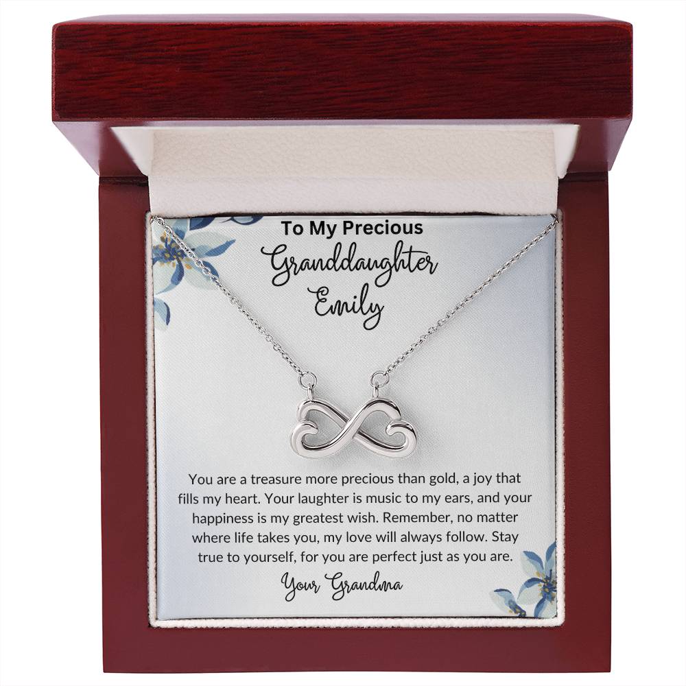 Granddaughter Infinity Necklace