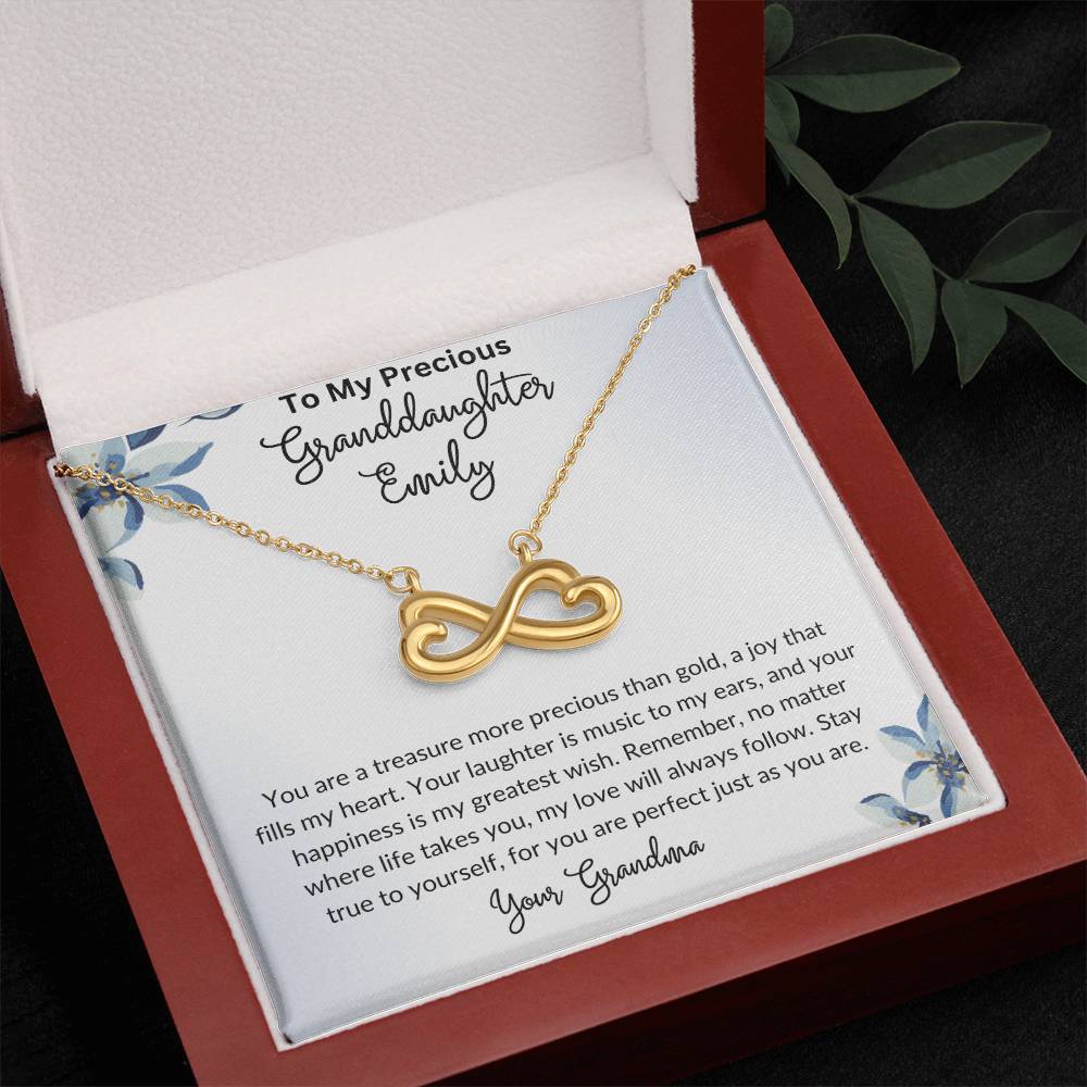 Granddaughter Infinity Necklace