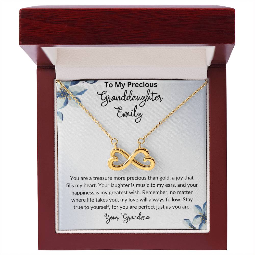 Granddaughter Infinity Necklace