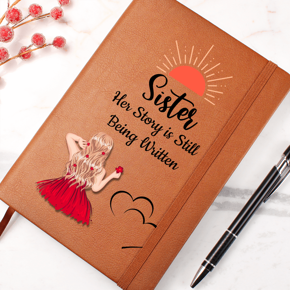 Sister Journal - Customizable Keepsake Notebook for Sisters, Thoughtful Birthday or Friendship Gift, Memory Book for Sister Bonding