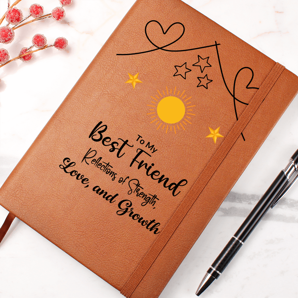 Best Friend Journal - Custom Friendship Keepsake Book - Thoughtful Gift for Bestie - Unique Memory Journal - Best Friend Birthday or Anniversary Gift
