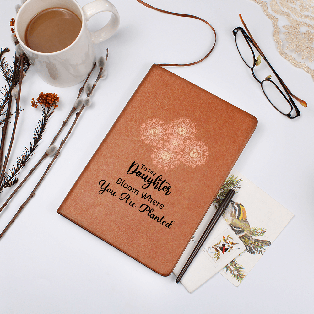 Daughter Journal - Customizable Notebook with Inspirational Quotes & Unique Designs - Perfect Gift for Birthdays, Graduations, or Just Because