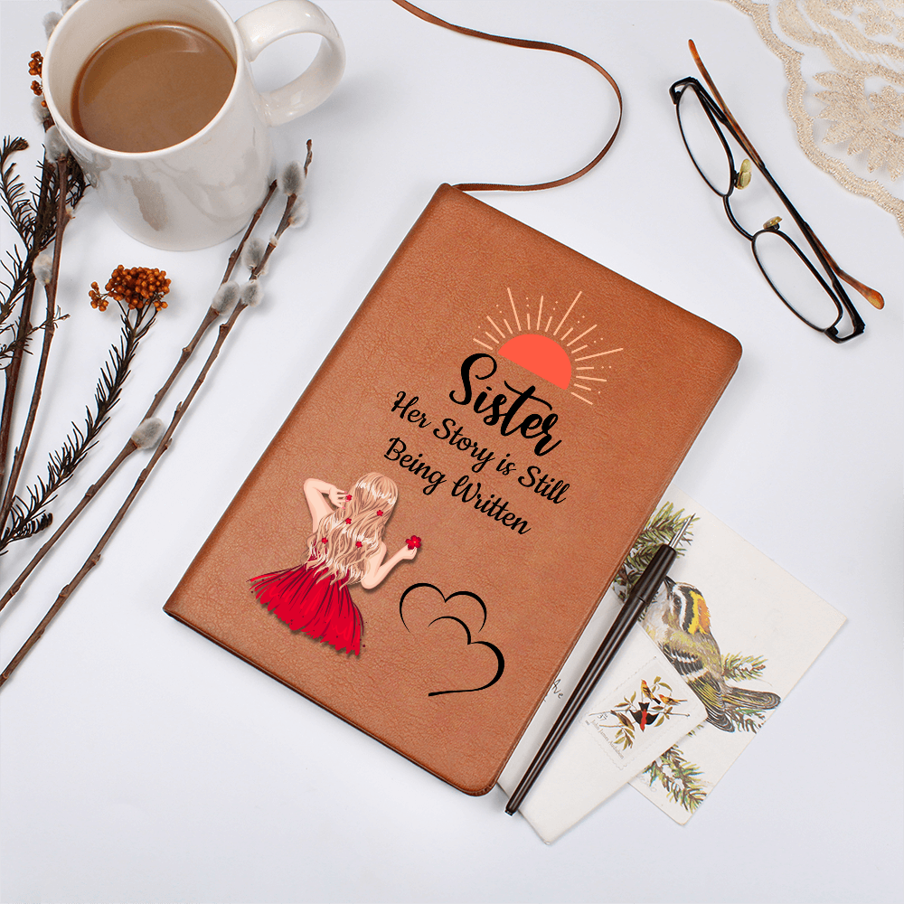 Sister Journal - Customizable Keepsake Notebook for Sisters, Thoughtful Birthday or Friendship Gift, Memory Book for Sister Bonding