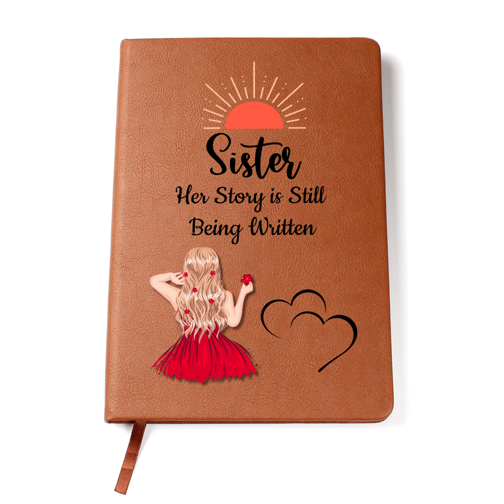 Sister Journal - Customizable Keepsake Notebook for Sisters, Thoughtful Birthday or Friendship Gift, Memory Book for Sister Bonding