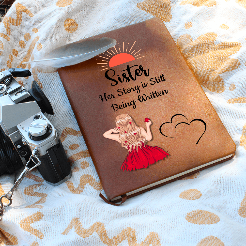 Sister Journal - Customizable Keepsake Notebook for Sisters, Thoughtful Birthday or Friendship Gift, Memory Book for Sister Bonding