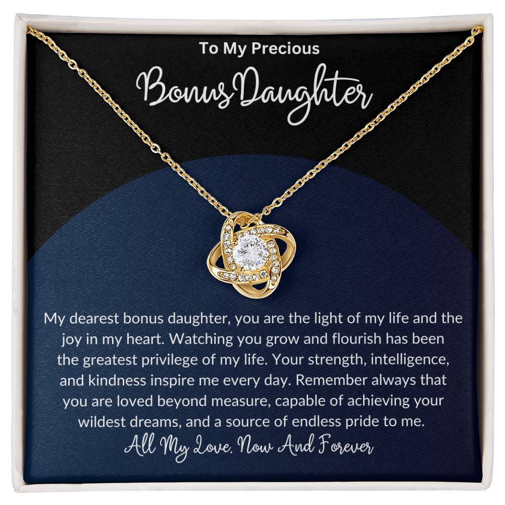 Bonus Daughter Love Knot Necklace