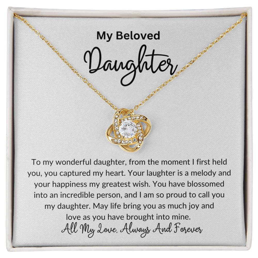 Father Daughter Love Knot Necklace