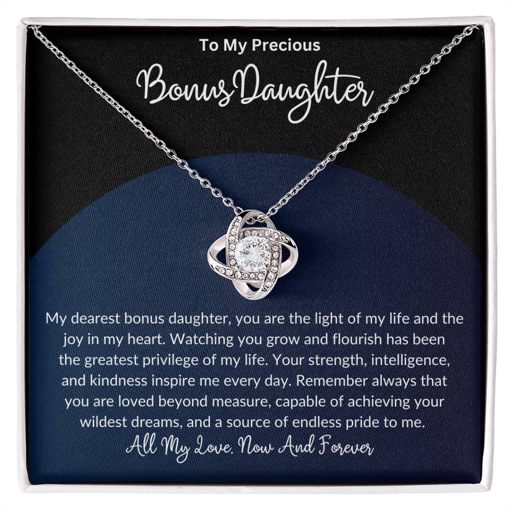 Bonus Daughter Love Knot Necklace
