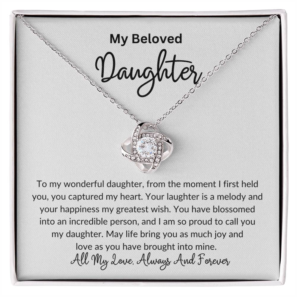 Father Daughter Love Knot Necklace
