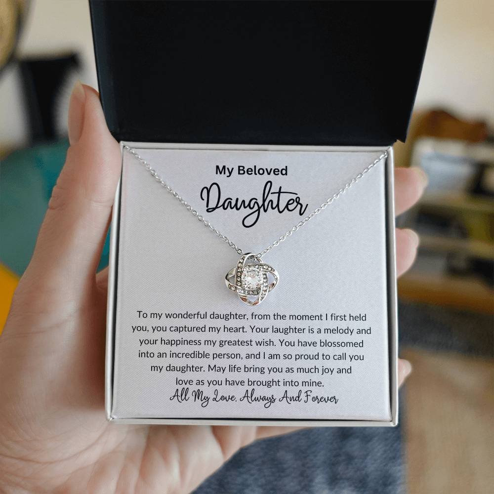Father Daughter Love Knot Necklace