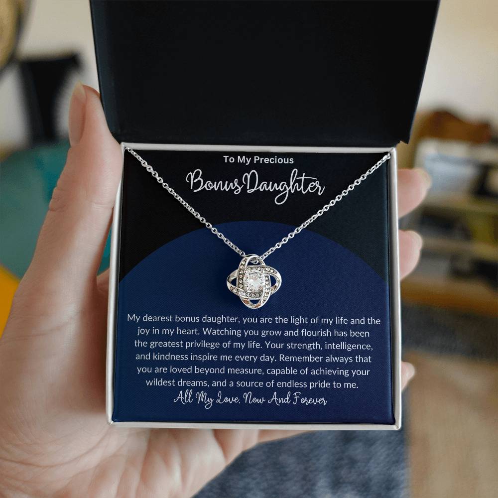 Bonus Daughter Love Knot Necklace