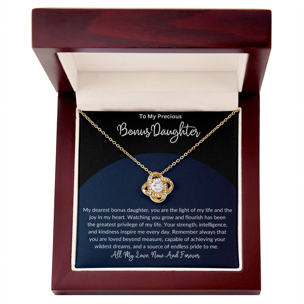Bonus Daughter Love Knot Necklace