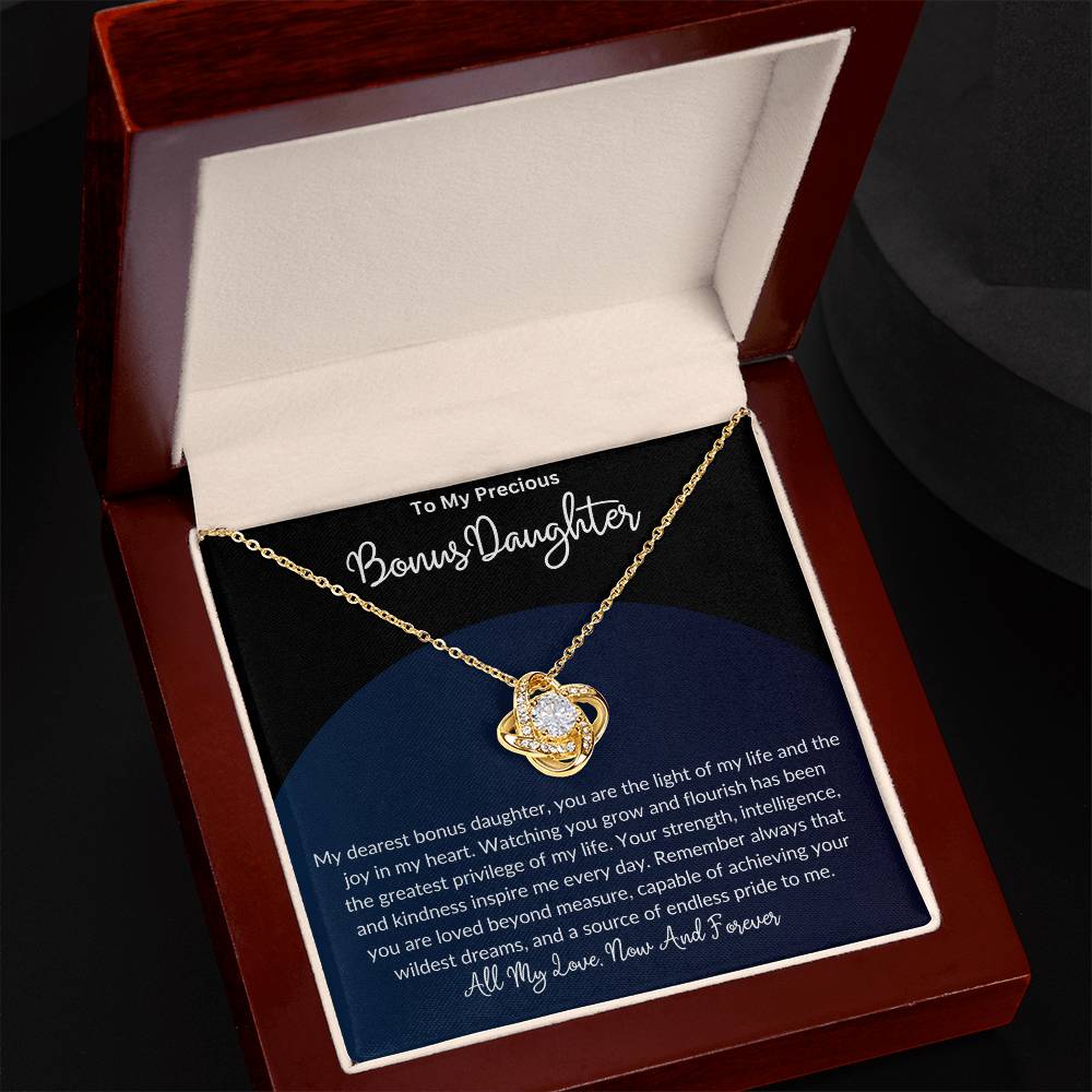 Bonus Daughter Love Knot Necklace