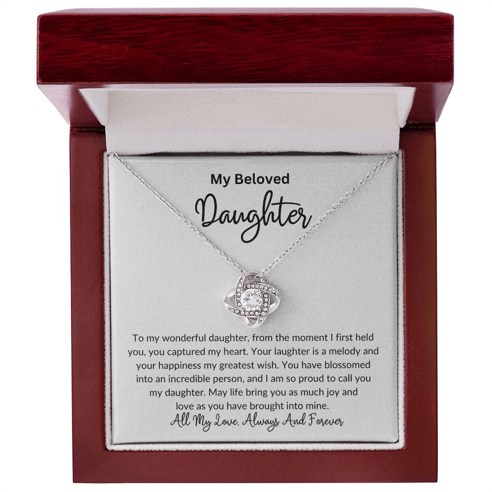 Father Daughter Love Knot Necklace