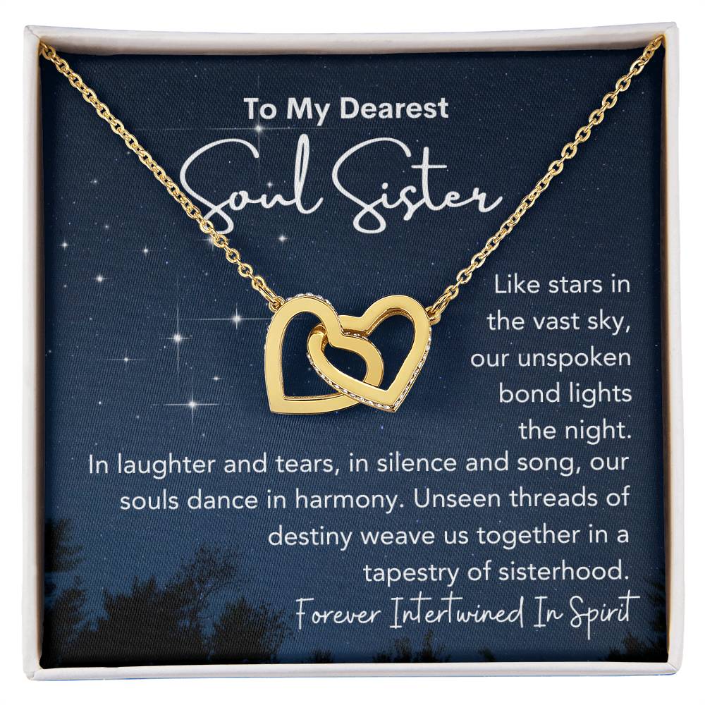 Soul Sister Gift, Gifts for unbiological sister, Soul Sister, Best Friends, Friendship Gift, My Soul Necklace, Aesthetic Necklace