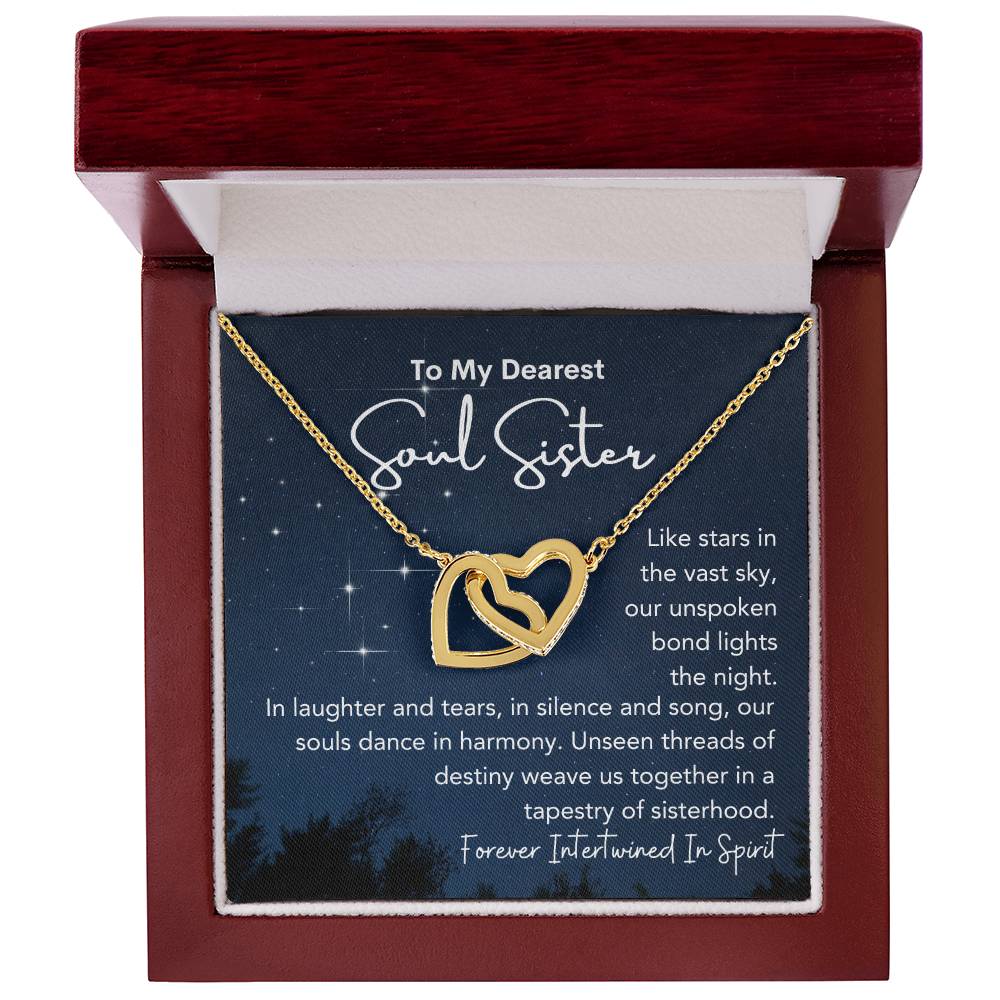 Soul Sister Gift, Gifts for unbiological sister, Soul Sister, Best Friends, Friendship Gift, My Soul Necklace, Aesthetic Necklace