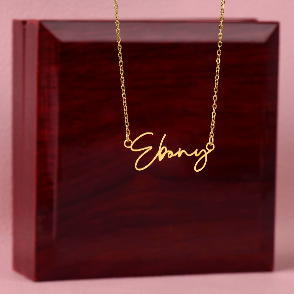 To My Soul Sister Name Necklace