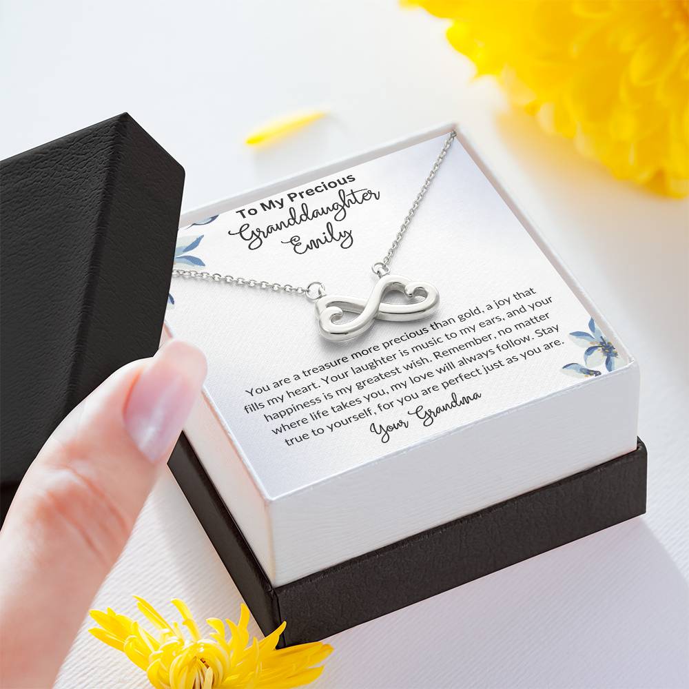 Granddaughter Infinity Necklace