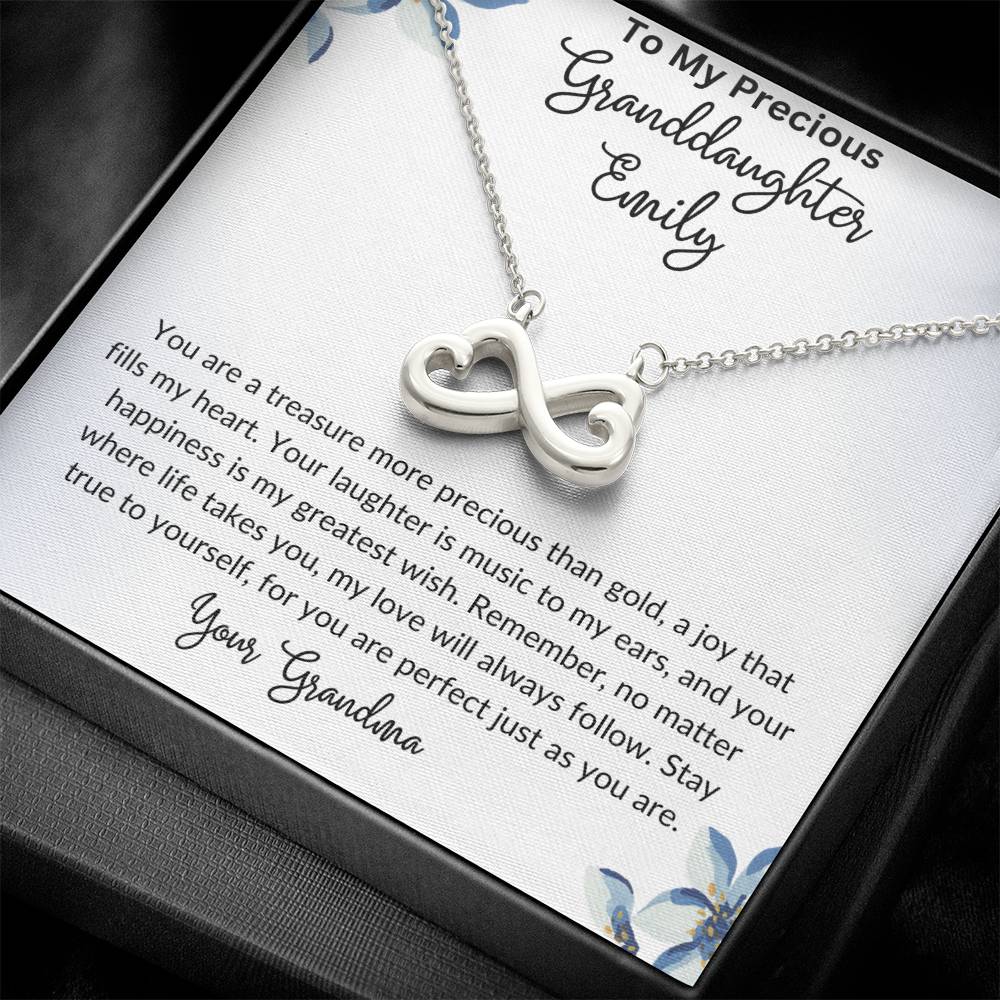 Granddaughter Infinity Necklace