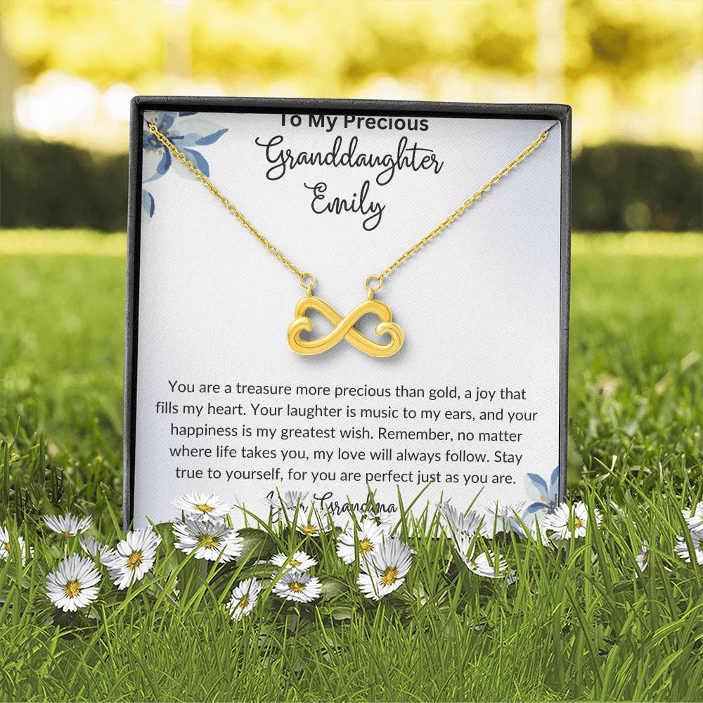Granddaughter Infinity Necklace