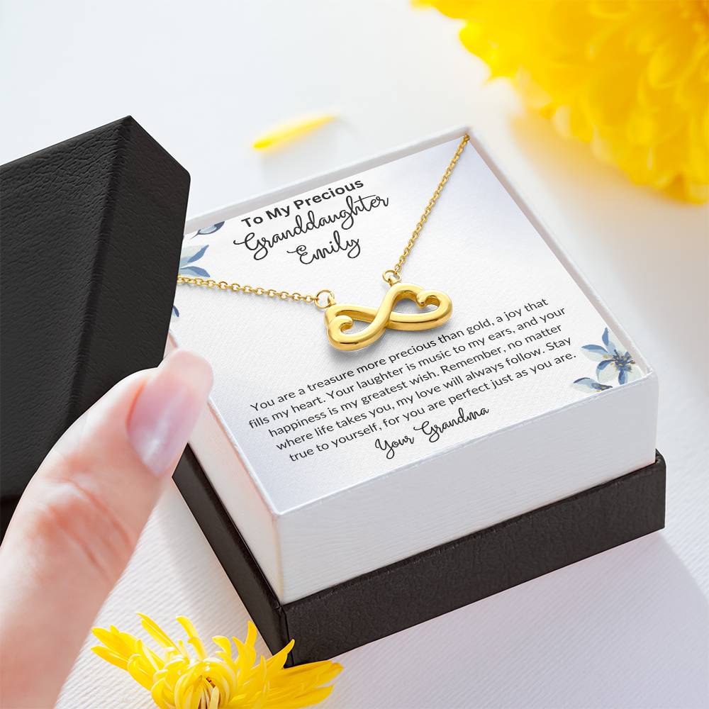 Granddaughter Infinity Necklace