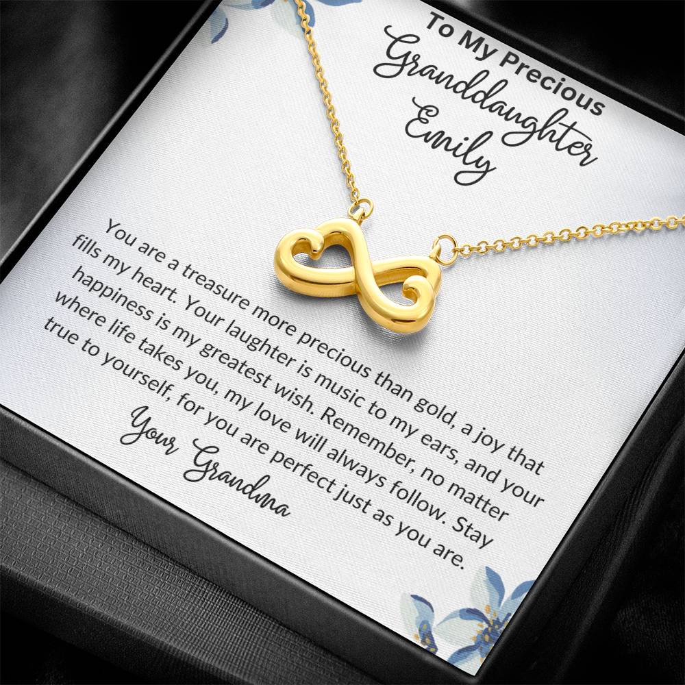 Granddaughter Infinity Necklace