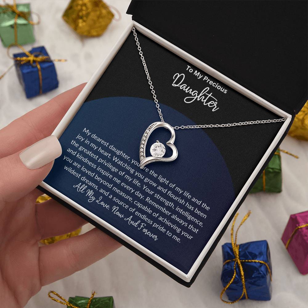 Unique Gift For Daughter - Forever Love Necklace