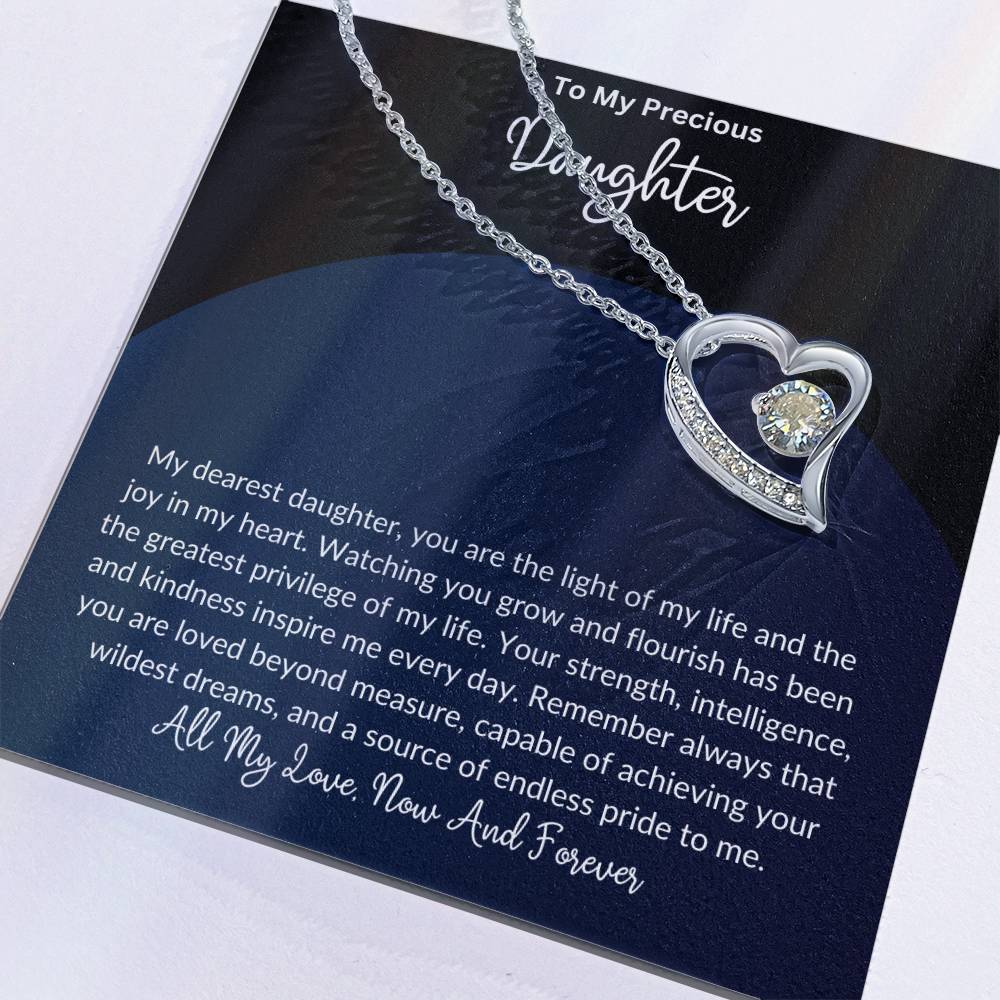 Unique Gift For Daughter - Forever Love Necklace