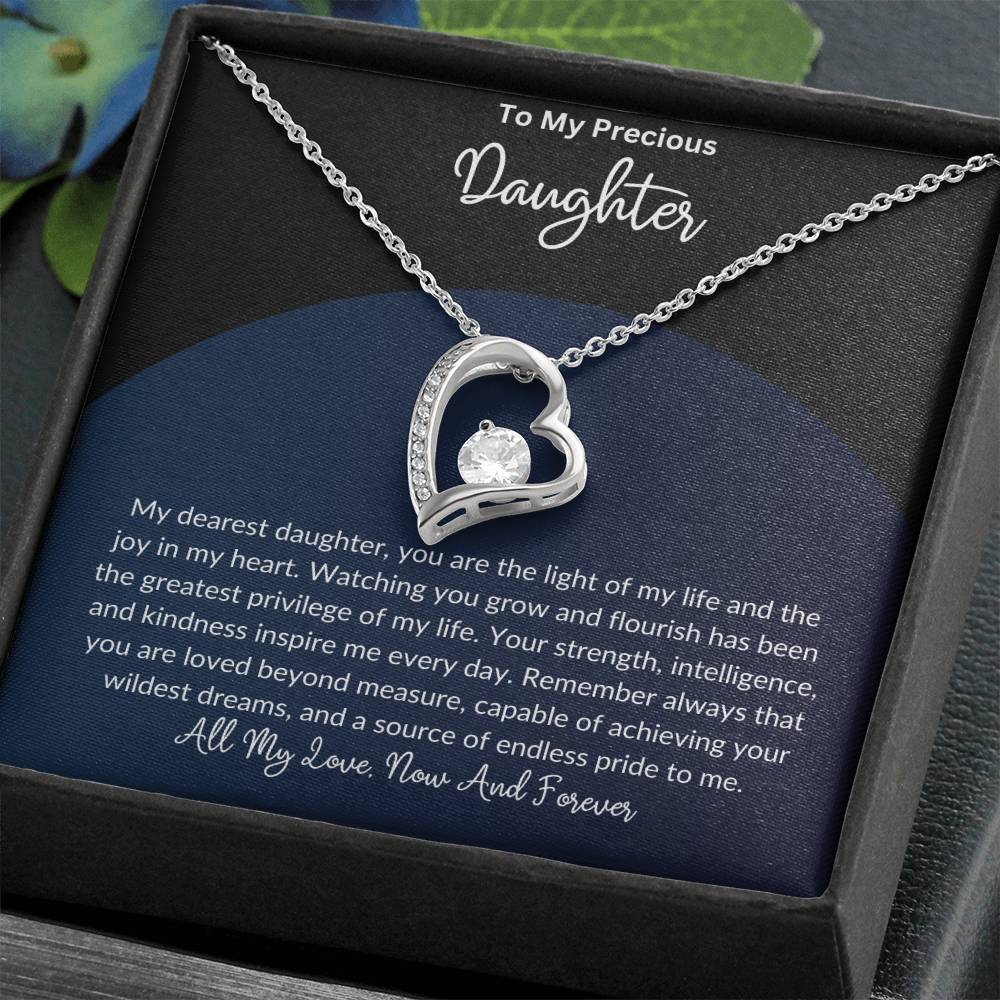 Unique Gift For Daughter - Forever Love Necklace