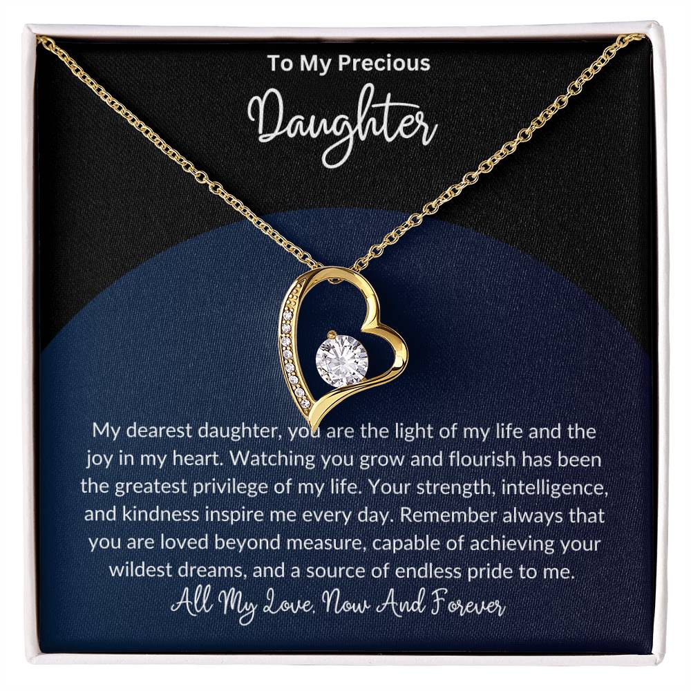 Unique Gift For Daughter - Forever Love Necklace