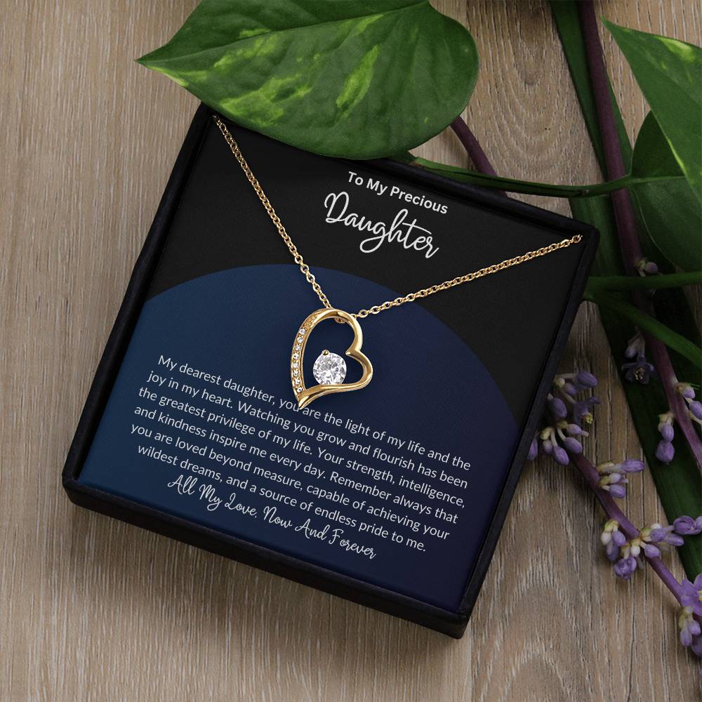 Unique Gift For Daughter - Forever Love Necklace