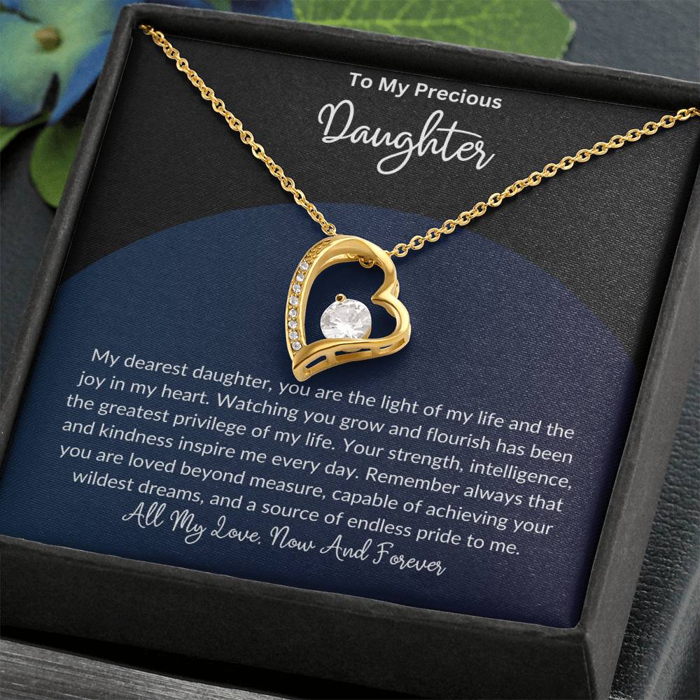 Unique Gift For Daughter - Forever Love Necklace