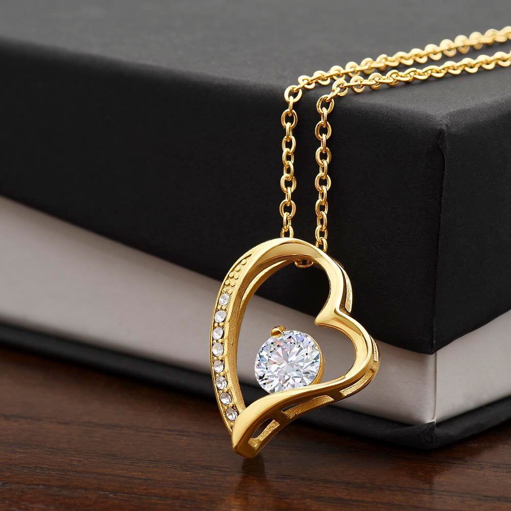 Forever Love Necklace for Daughter - Heart Pendant