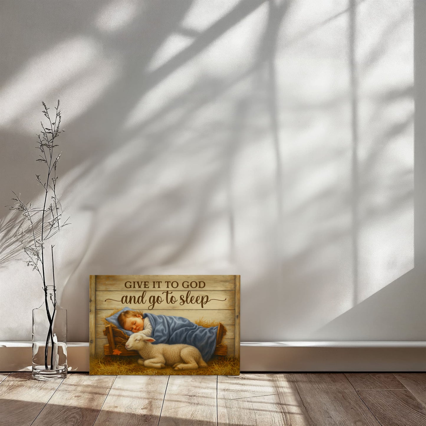 Religious Themed Gallery Wrapped Canvas - Give it to God