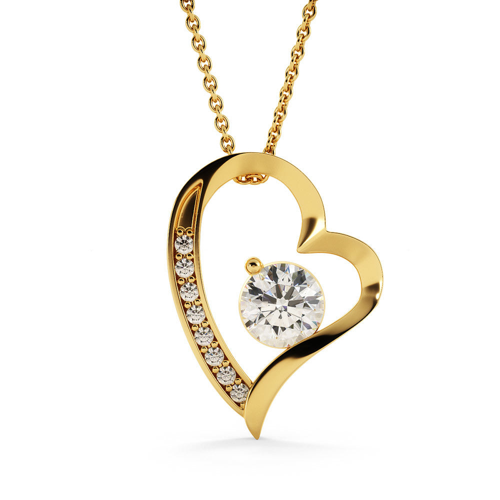 Forever Love Necklace for Daughter - Heart Pendant