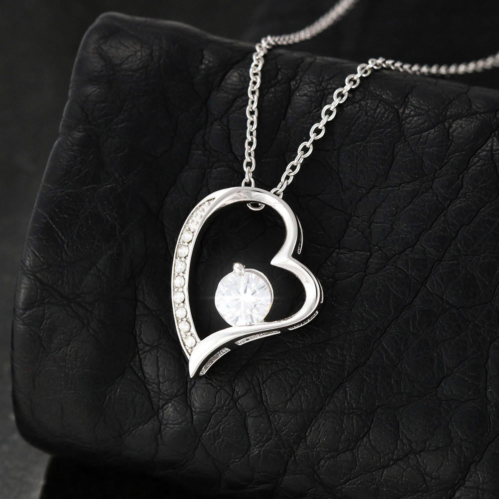 Forever Love Necklace for Daughter - Heart Pendant