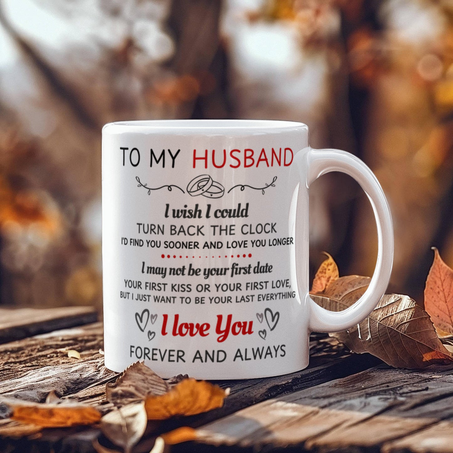 Emotional Ceramic Mug - Gift for Husband