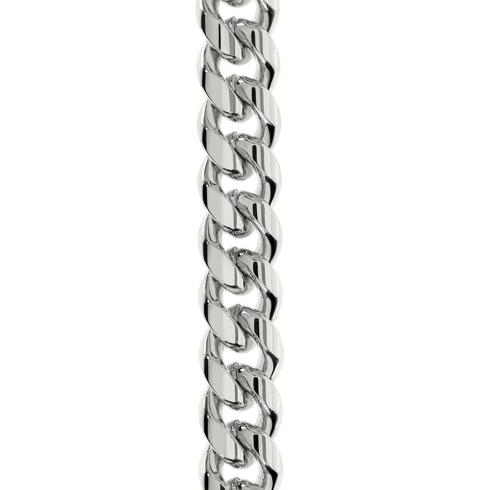 Cuban Link Chain with Sentimental Message for Grandson