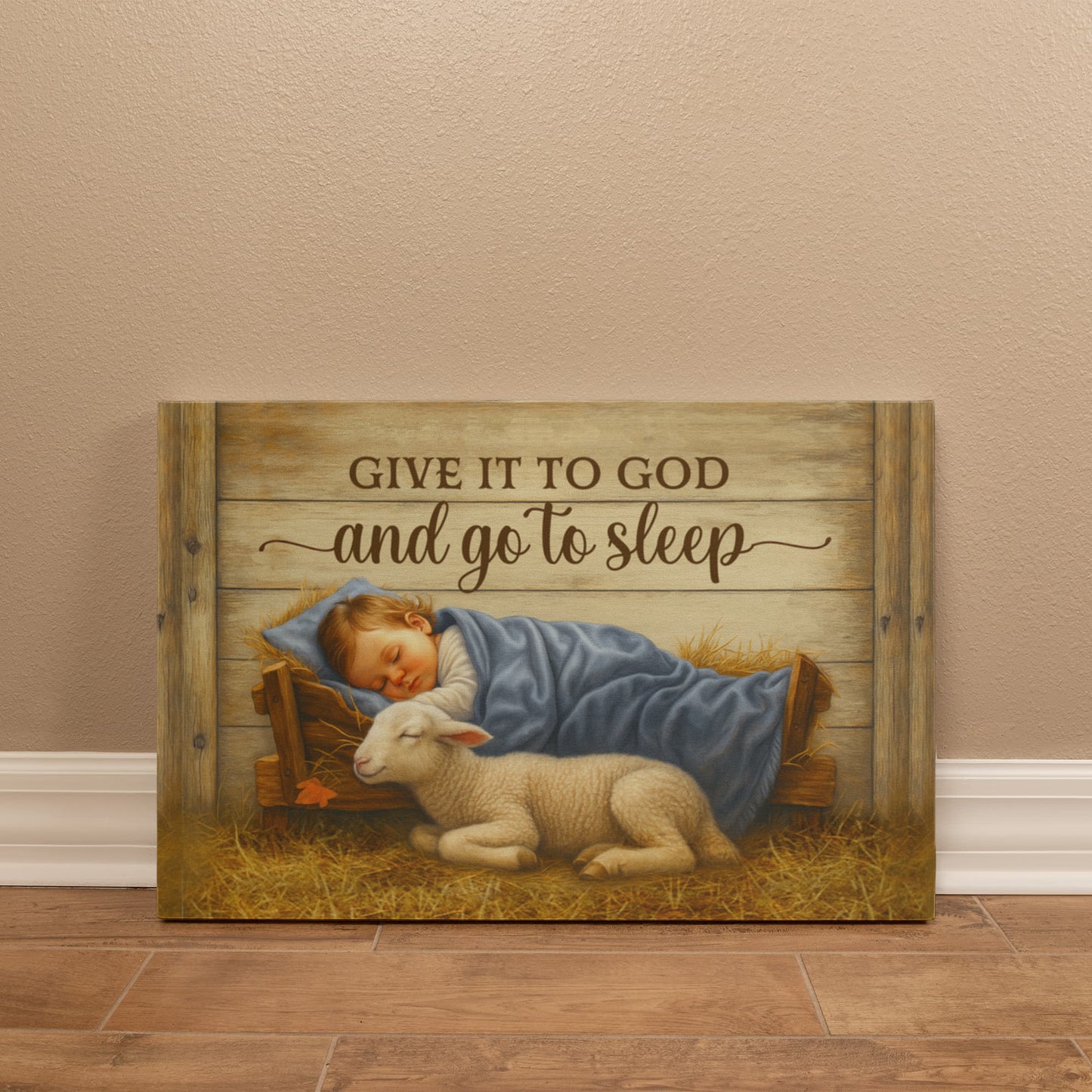 Religious Themed Gallery Wrapped Canvas - Give it to God